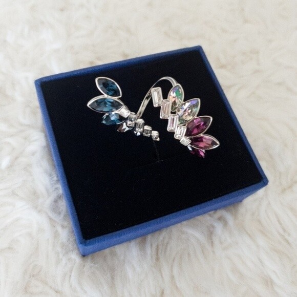 SWAROVSKI CRYSTAL GALAXY COSMIC ADJUSTABLE RING SIZE 55/MEDIUM MIB #5226305 NWT - Picture 6 of 8